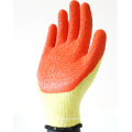 Manuafacturer 10 Gauge 5 Yarn Polyester Rubber Coated Gloves Wholesale